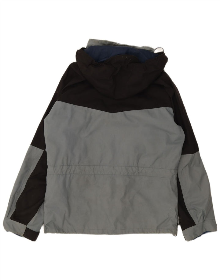 Sprayway Chaqueta impermeable con capucha para hombre ES 38 Gris medio Poliamida color block