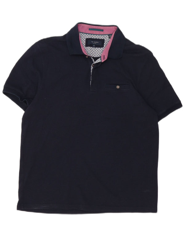 Polo Ted Baker para hombre talla 5 XL azul marino