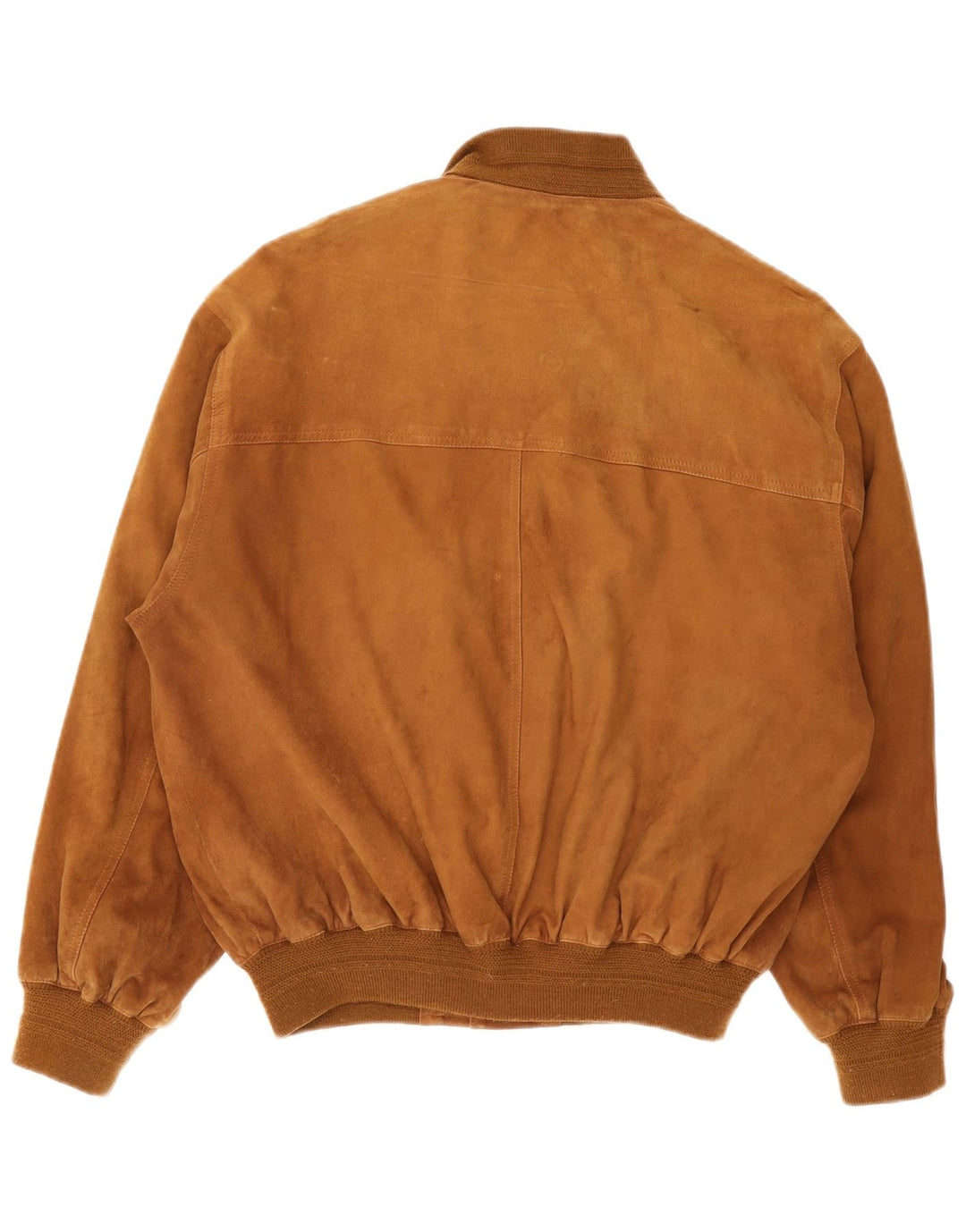 Vintage hombres ante bomber chaqueta IT 48 marrón medio