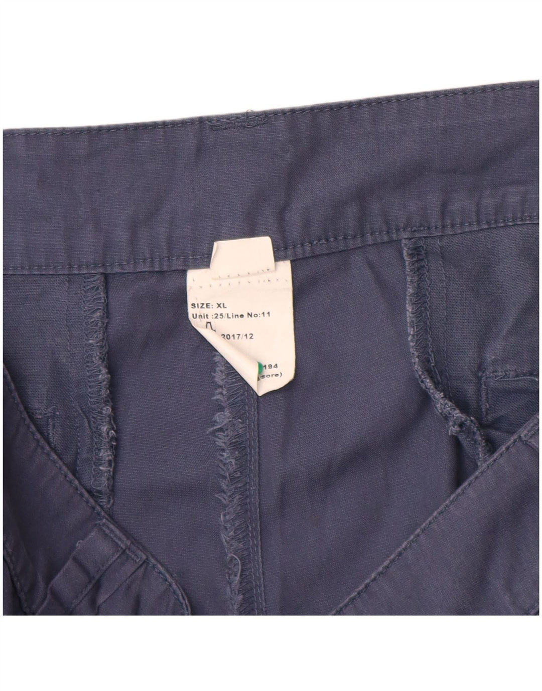 Pantalón Corto Decathlon Hombre Quechua Cargo XL W38 Azul Marino