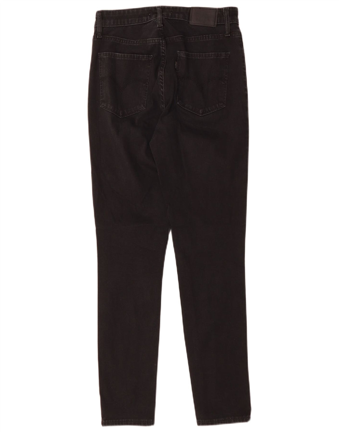 LEVI'S Jeans ajustados de talle alto 721 para mujer W28 L28 Algodón negro