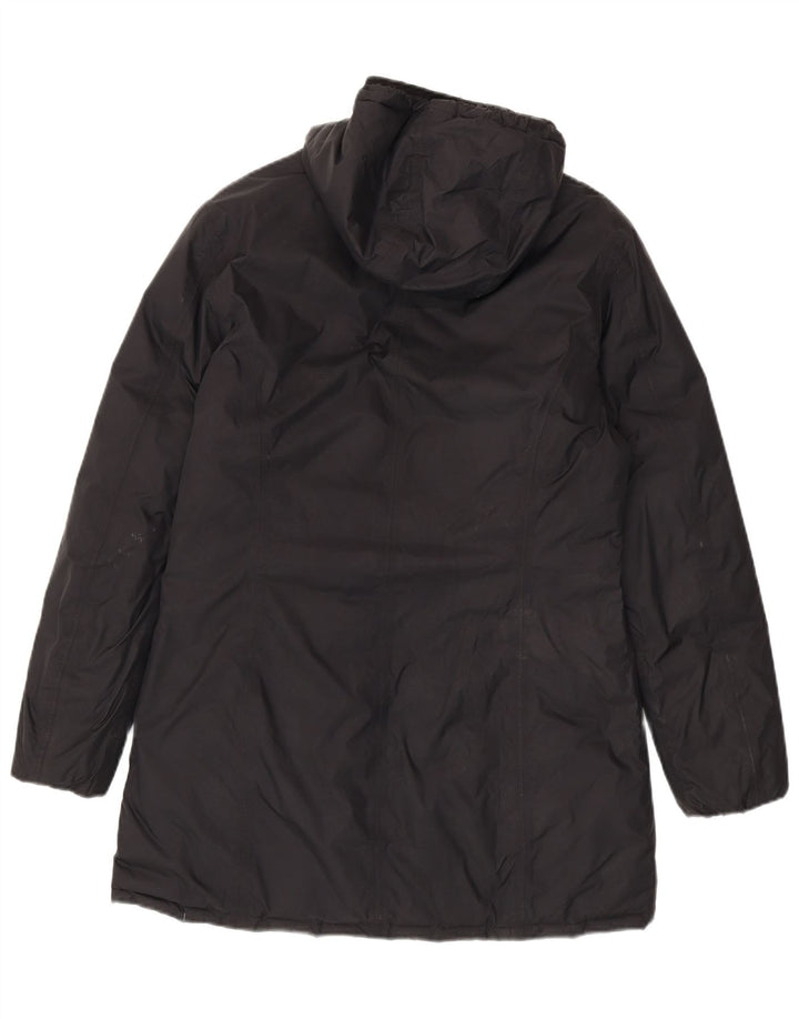 K-Way Abrigo acolchado reversible con capucha para mujer US 6 Medium Black Colourblock