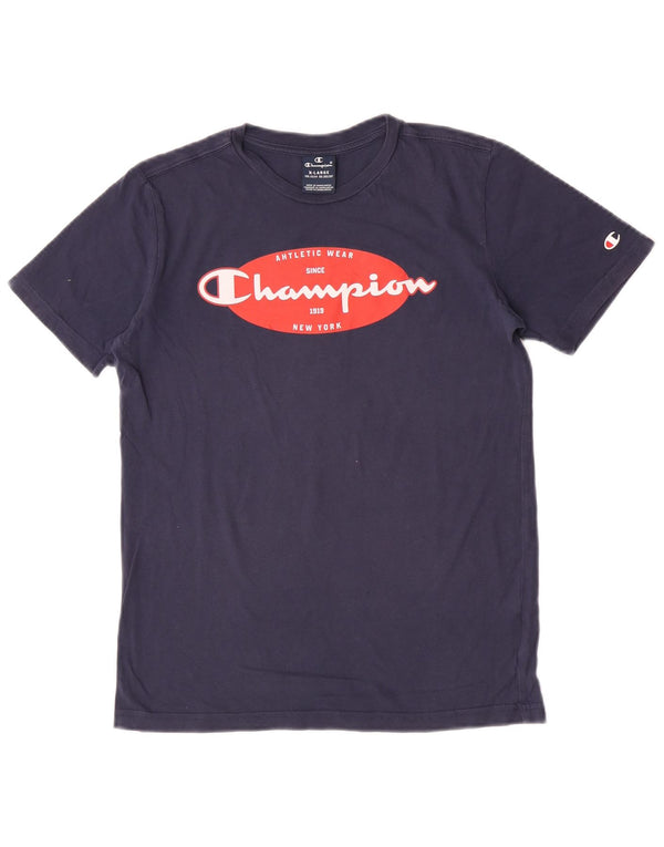 Champion Camiseta gráfica para niño 13-14 años XL Azul marino