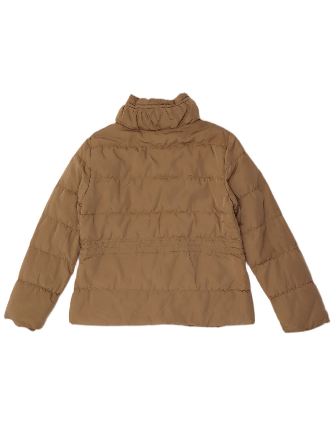 Zara Mujer Chaqueta Acolchada ES 40 XL Poliéster Beige