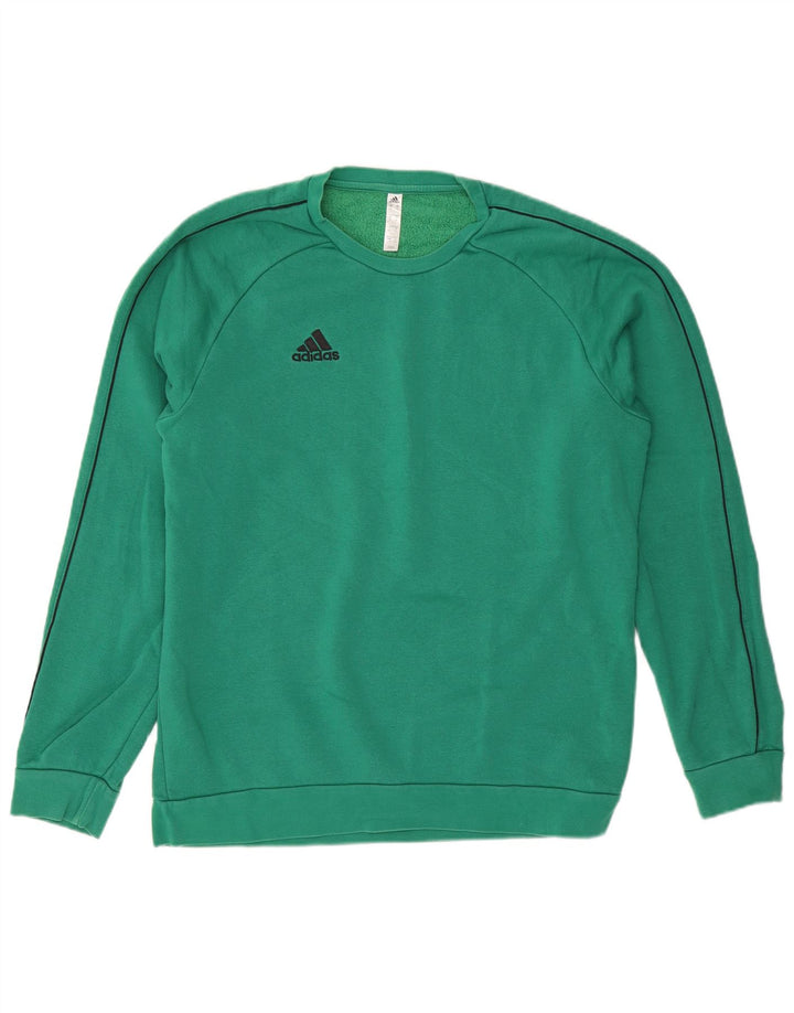 ADIDAS Sudadera Hombre Jumper XL Turquesa Algodón