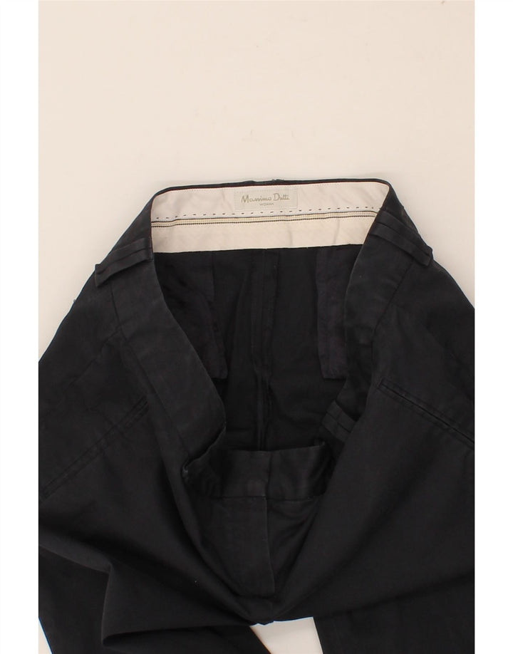 MASSIMO DUTTI Womens Straight Chino Trousers W30 L29  Navy Blue Vintage Massimo Dutti and Second-Hand Massimo Dutti from Messina Hembry 