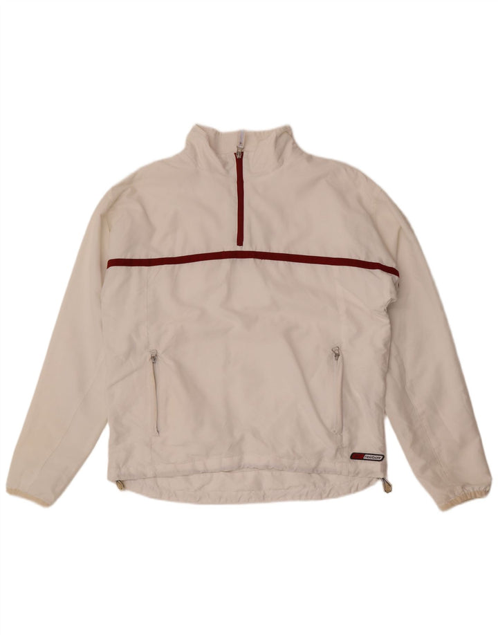 Reebok - Chaqueta de chándal para hombre, talla 40, color blanco mediano