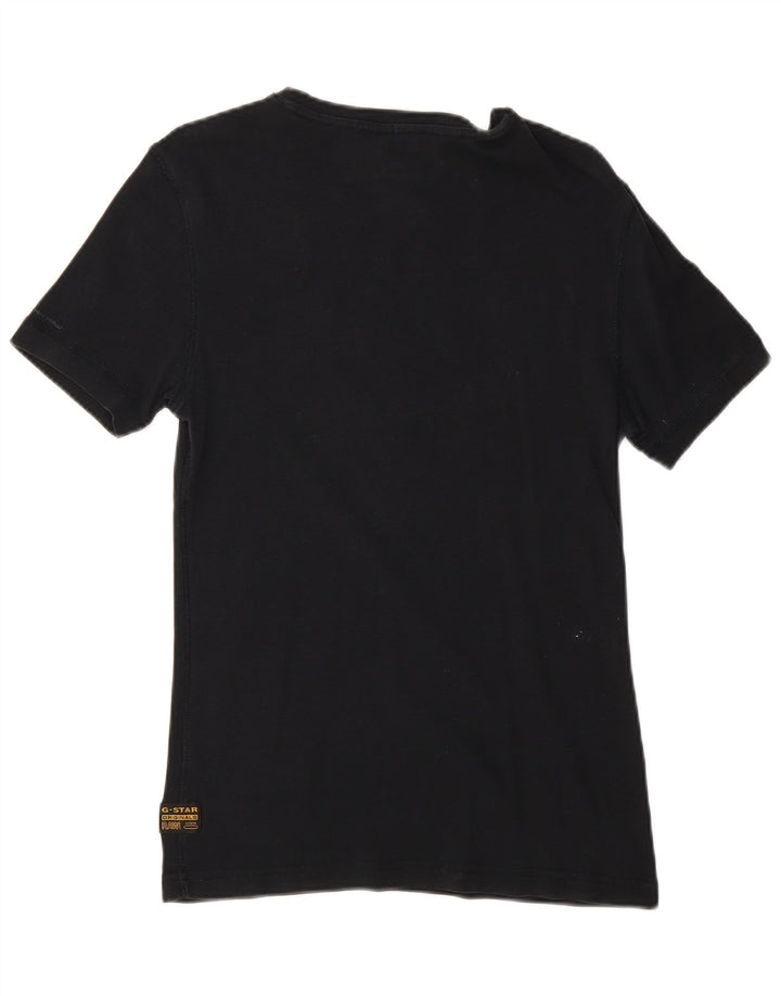 G-Star Camiseta gráfica para mujer Top UK 42 Medium Azul marino