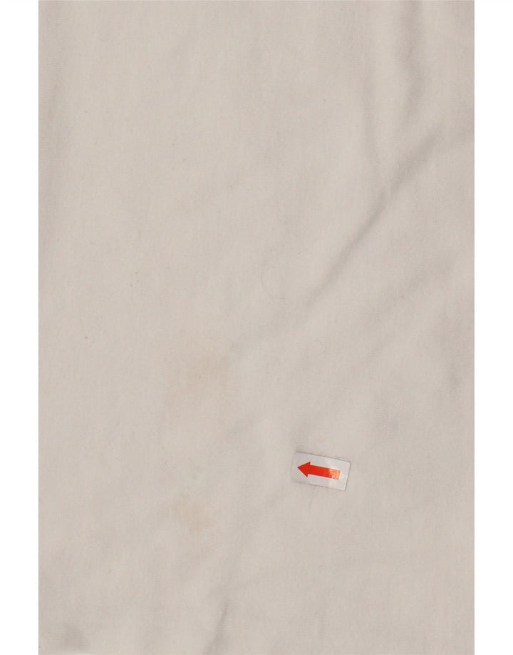 ADIDAS Camiseta para mujer Top UK 40 Grande Algodón blanco roto