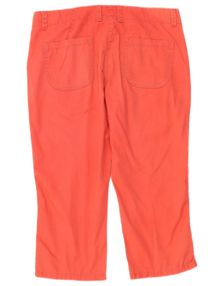 Marks & Spencer Pantalones Capri para Mujer UK 12 Medium W32 Algodón Rosa