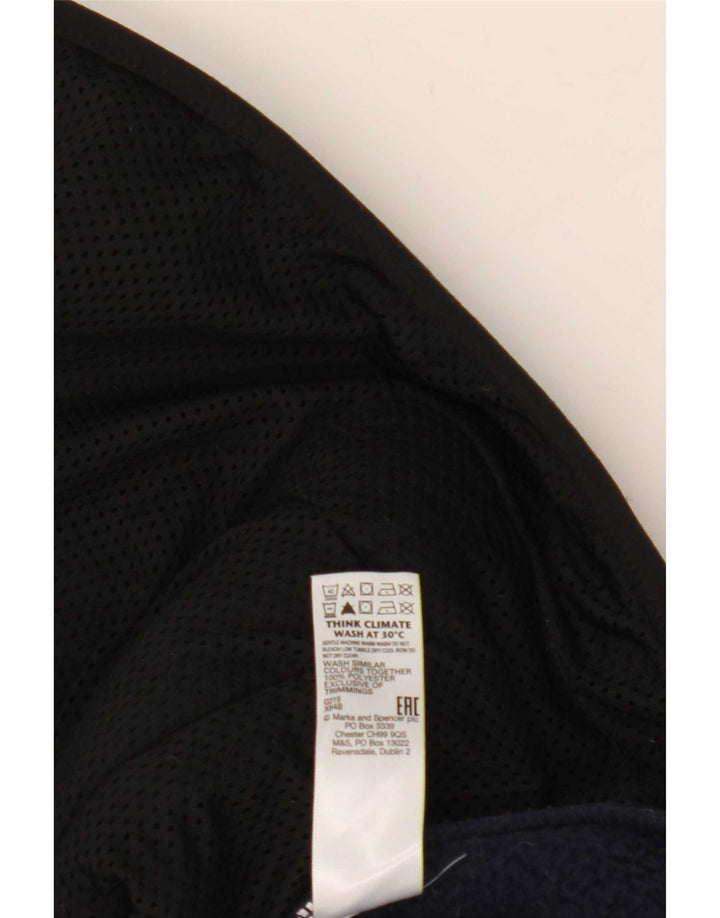 Marks & Spencer Chaqueta polar para hombre UK 46 3XL Azul marino Poliéster