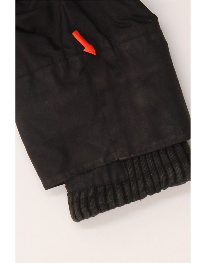 Superdry Chaqueta cortavientos con capucha y gráfico para hombre UK 38 Medium Black Nylon
