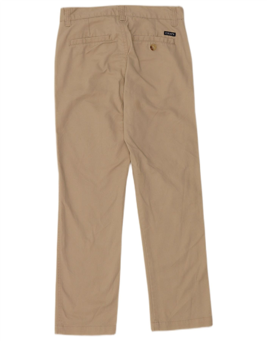 CHAPS Pantalones chinos rectos para niños 11-12 años W26 L26 Algodón beige