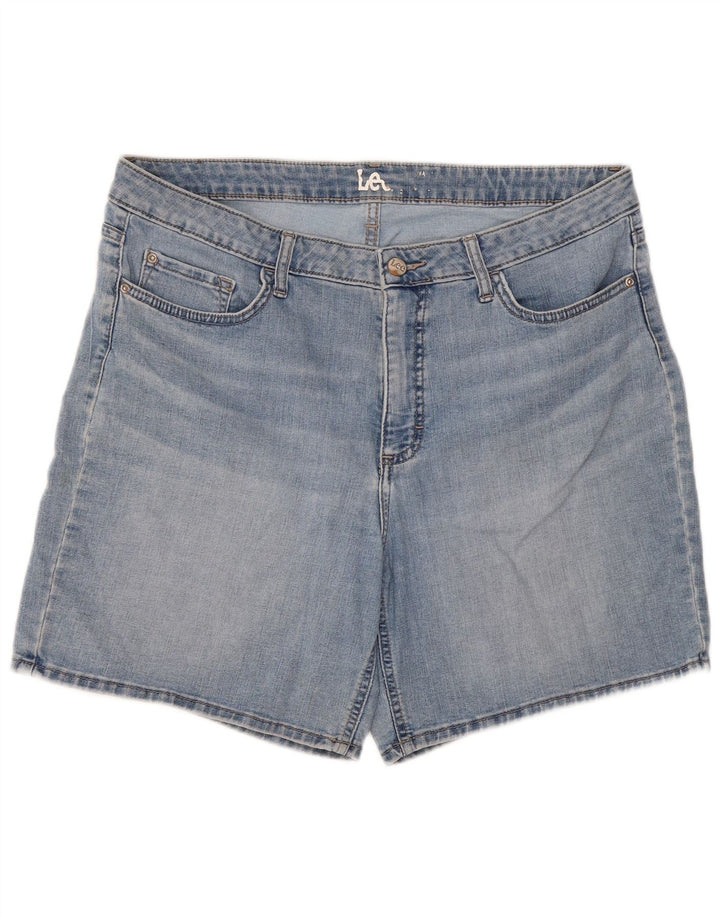Pantalones cortos vaqueros Lee para mujer W38 XL Azul