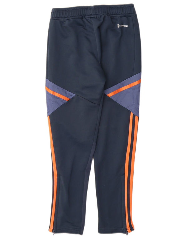 Adidas - Pantalón de chándal Manchester United para niño, 9-10 años, Azul Marino