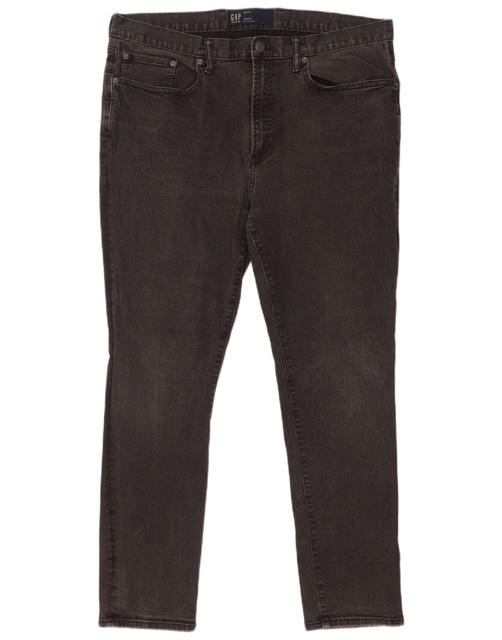 Vaqueros pitillo para hombre Gap W36 L30 Algodón gris