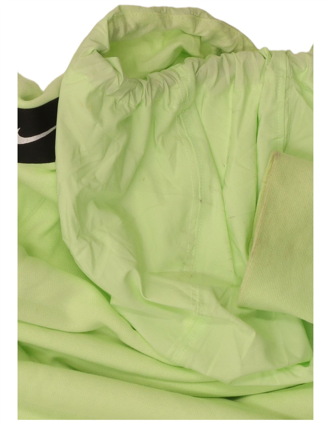 Nike Jersey con capucha para hombre, talla pequeña, algodón verde
