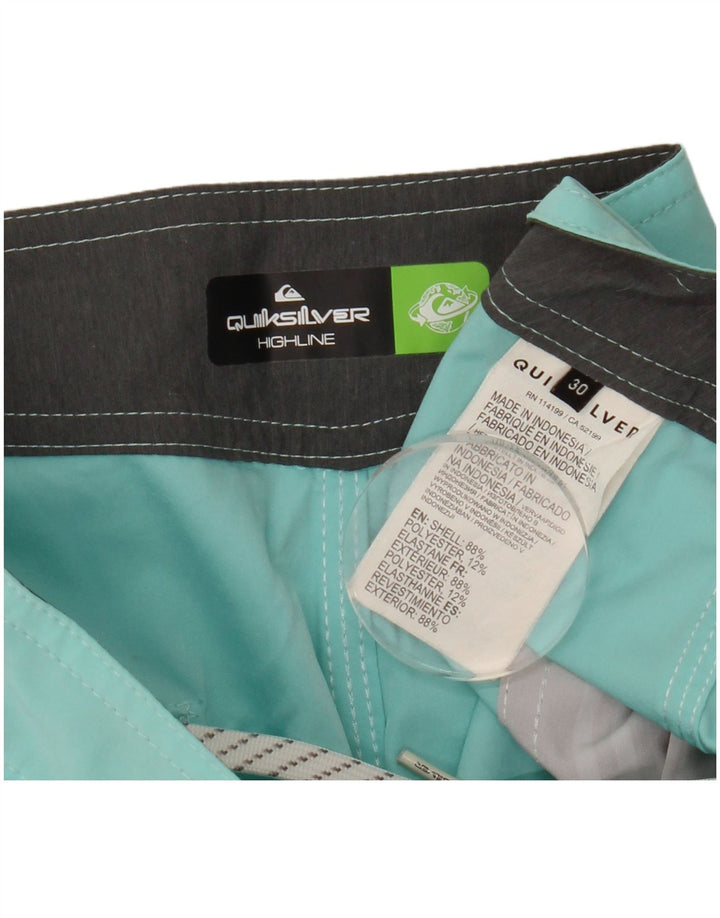 Bañador Quiksilver Hombre Poliéster Rayas Turquesa Medio