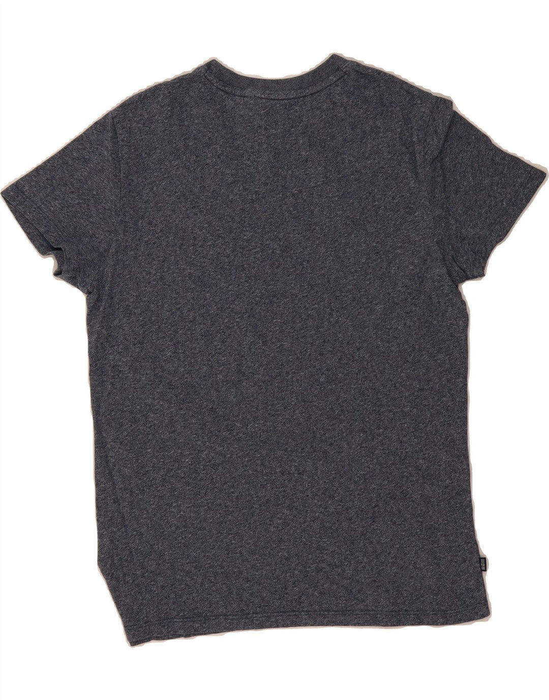 SUPERDRY Mens T-Shirt Top Medium Navy Blue Flecked Vintage Superdry and Second-Hand Superdry from Messina Hembry 