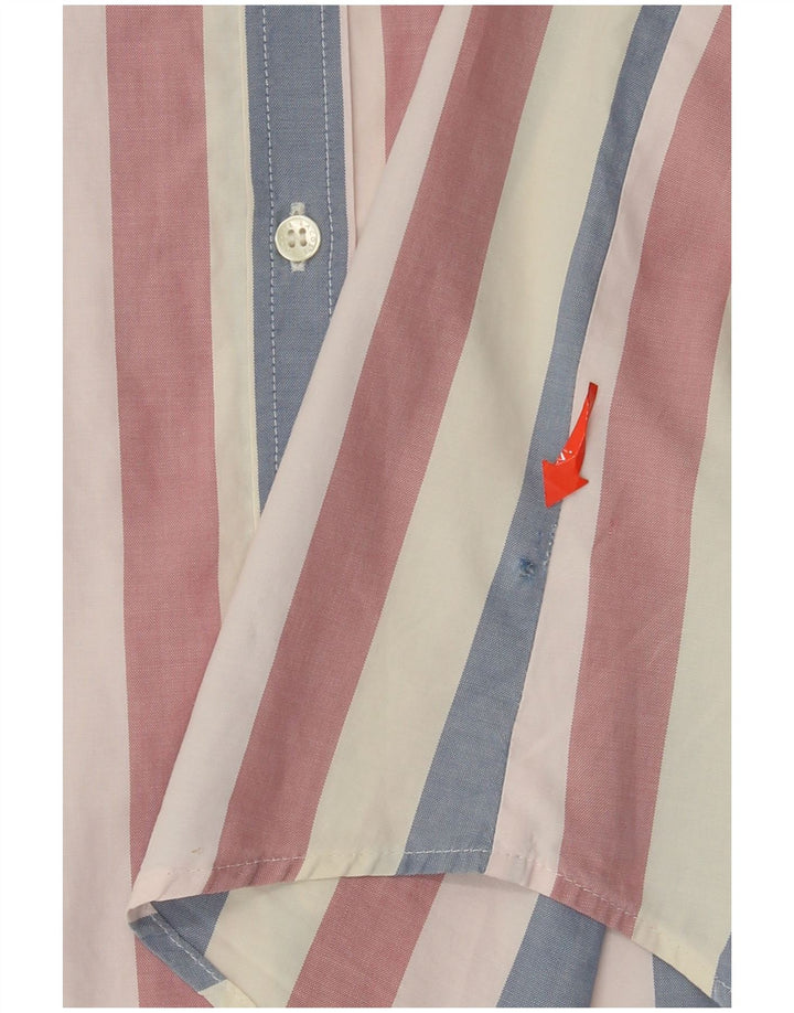 Camisa Lacoste Mujer Talla 42 Grande Algodón Rayas Multicolor