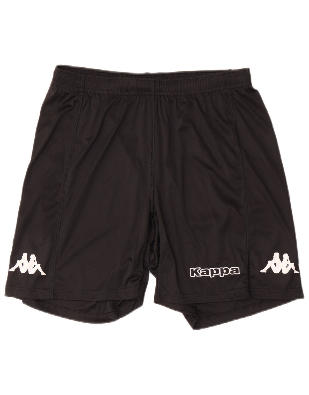 Kappa Mens Graphic Sport Shorts Medium Negro Poliéster