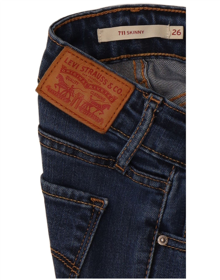 Vaqueros Levi's Mujer 711 Skinny W26 L33 Azul