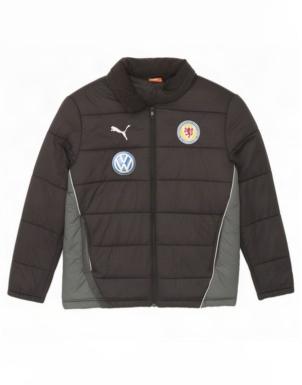 Puma Eintracht Braunschweig - Chaqueta acolchada con capucha para hombre, talla 38, color negro