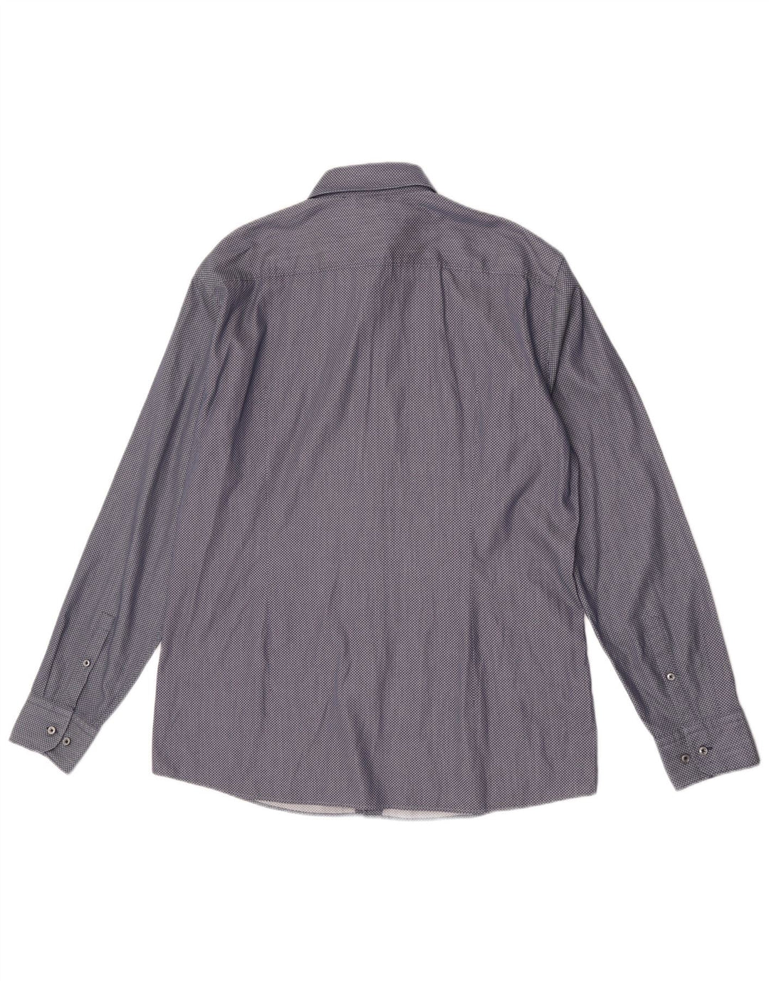Camisa Hugo Boss Hombre Slim Fit Talla 17 43 XL Cuadros Azules
