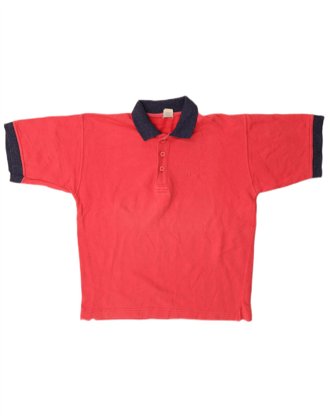 CHAMPION Polo Hombre Pequeño Algodón Rosa