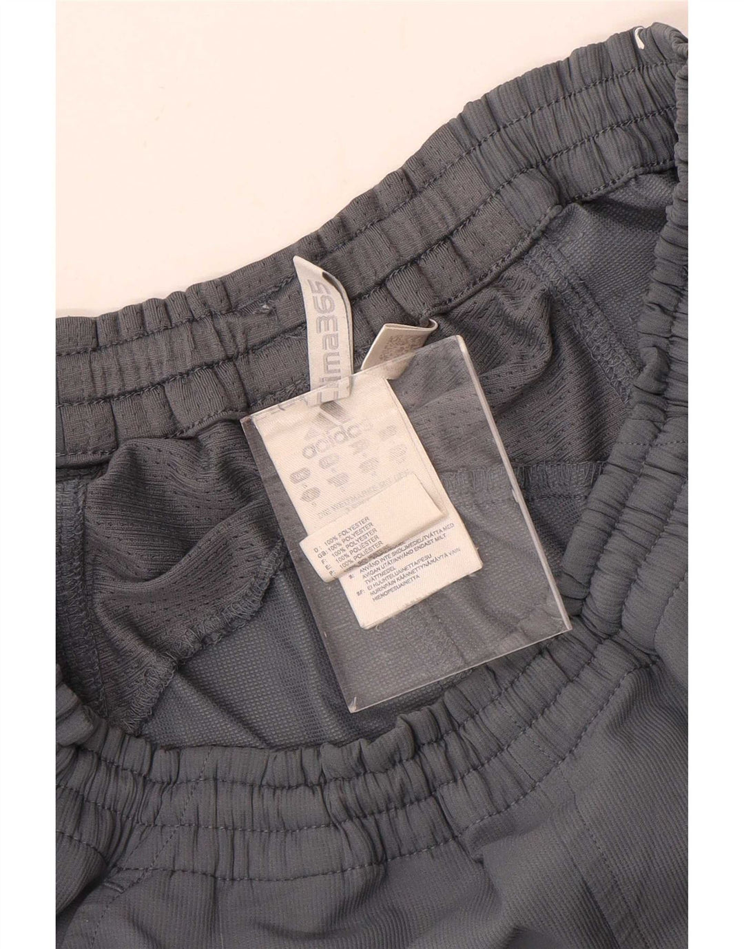 Adidas Mens Clima 365 Sport Shorts Pequeño Gris Poliéster