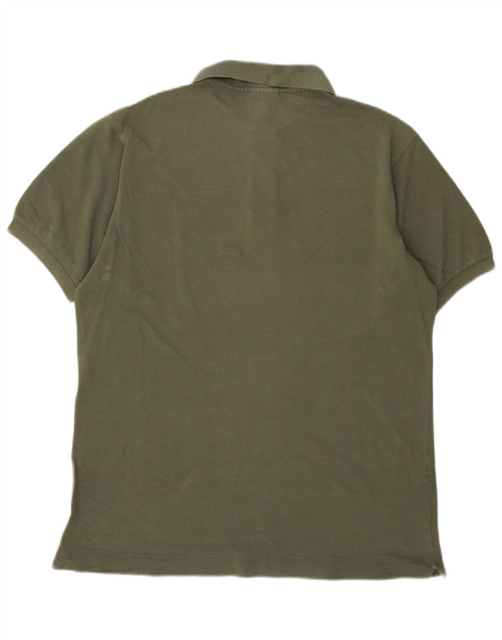Polo Lacoste para hombre talla 4 mediano algodón caqui