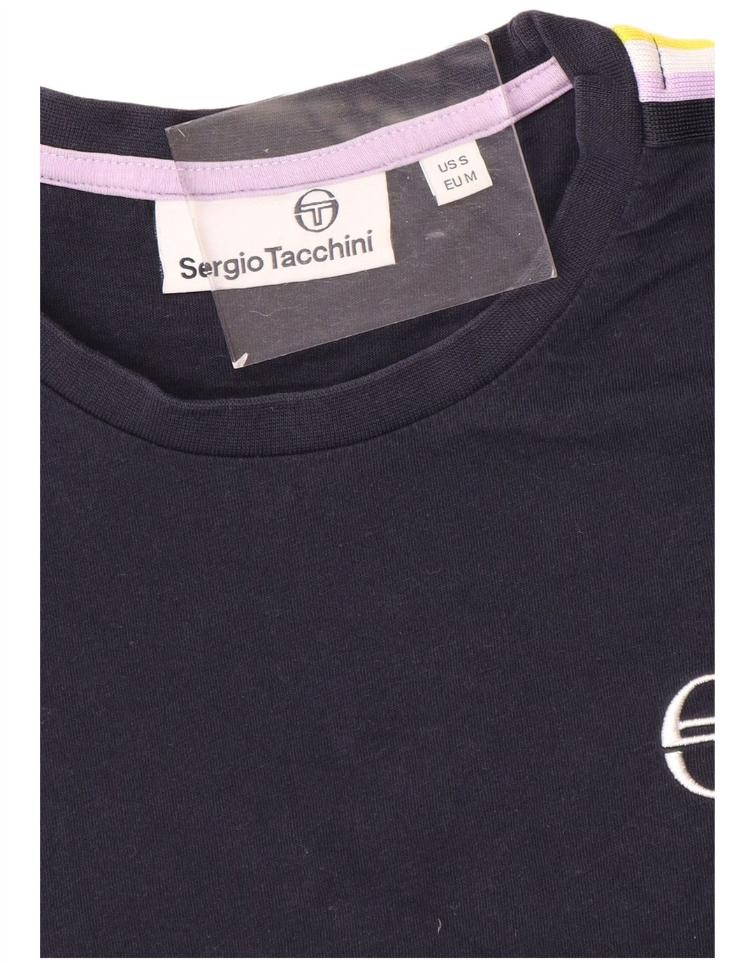 SERGIO TACCHINI Camiseta para hombre Top Small Azul marino Colorblock