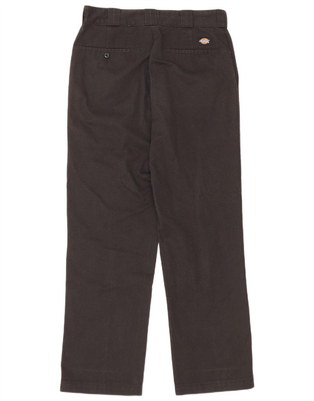 Dickies Pantalón chino recto para hombre W33 L32 Poliéster negro