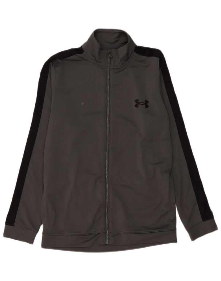 Under Armour Hombre Chándal Top Chaqueta Poliéster Color Block Gris Medio