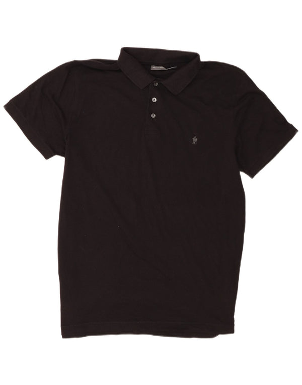 French Connection Polo Hombre XL Algodón Negro