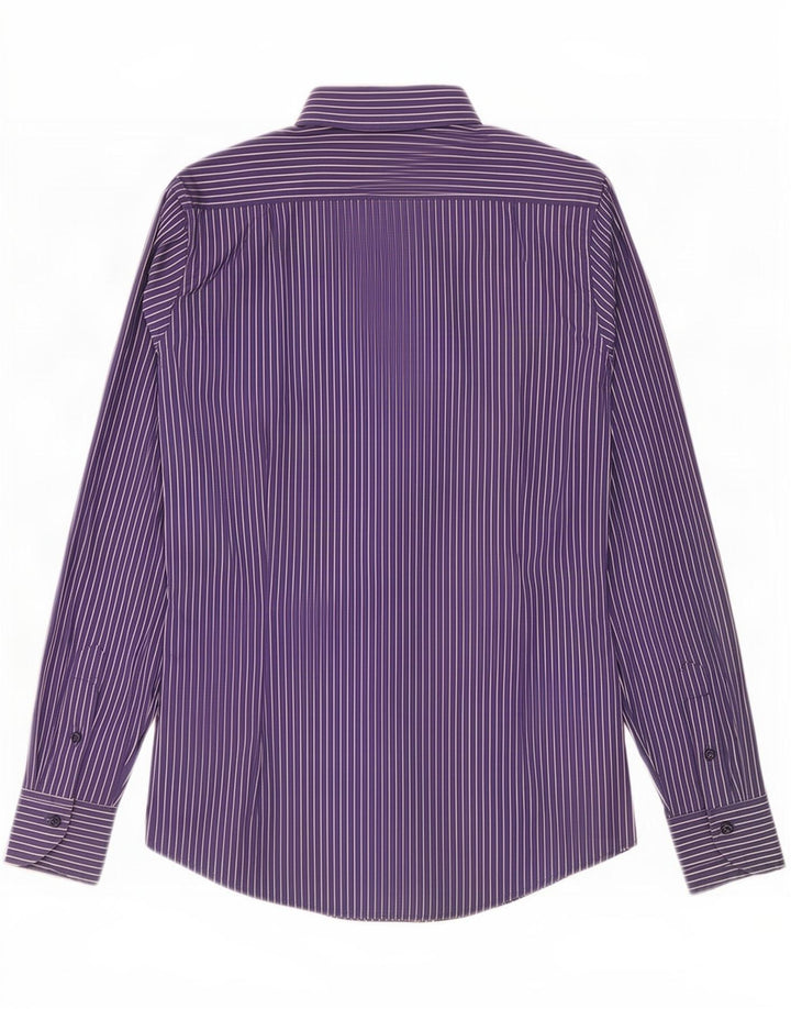 Camisa Benetton Hombre Mediana Azul Marino Raya diplomática