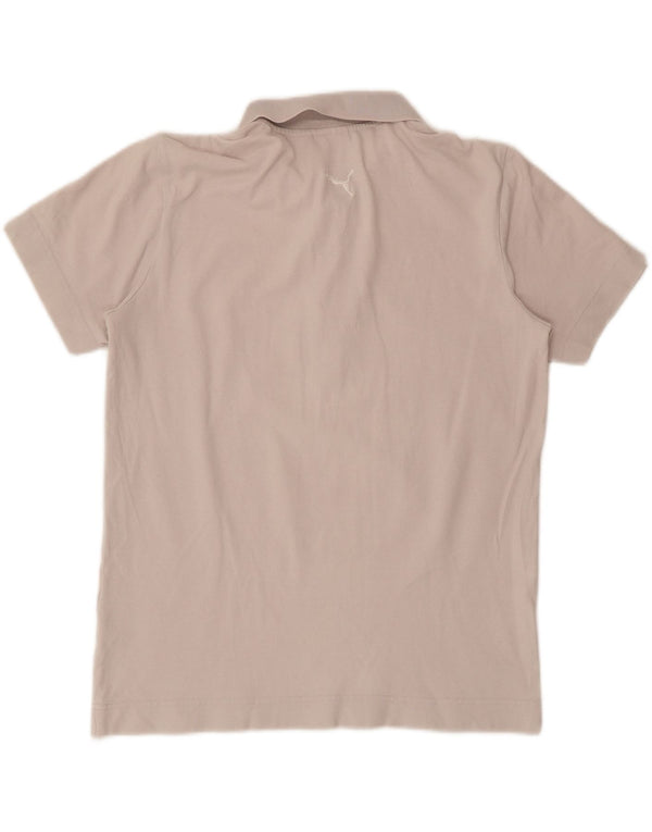 Polo Puma Hombre Pequeño Gris Colorblock