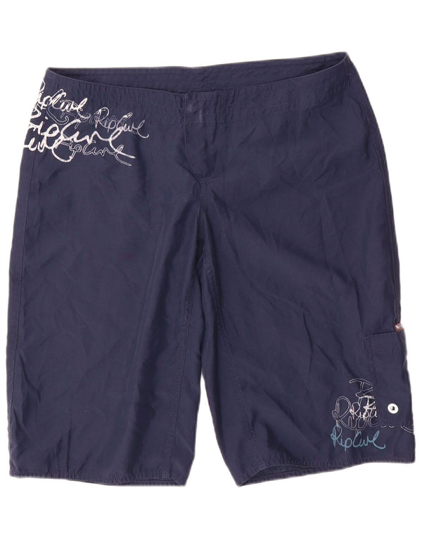 Rip Curl - Bañador para mujer, cintura baja, gráfico, US 12 XL, azul marino