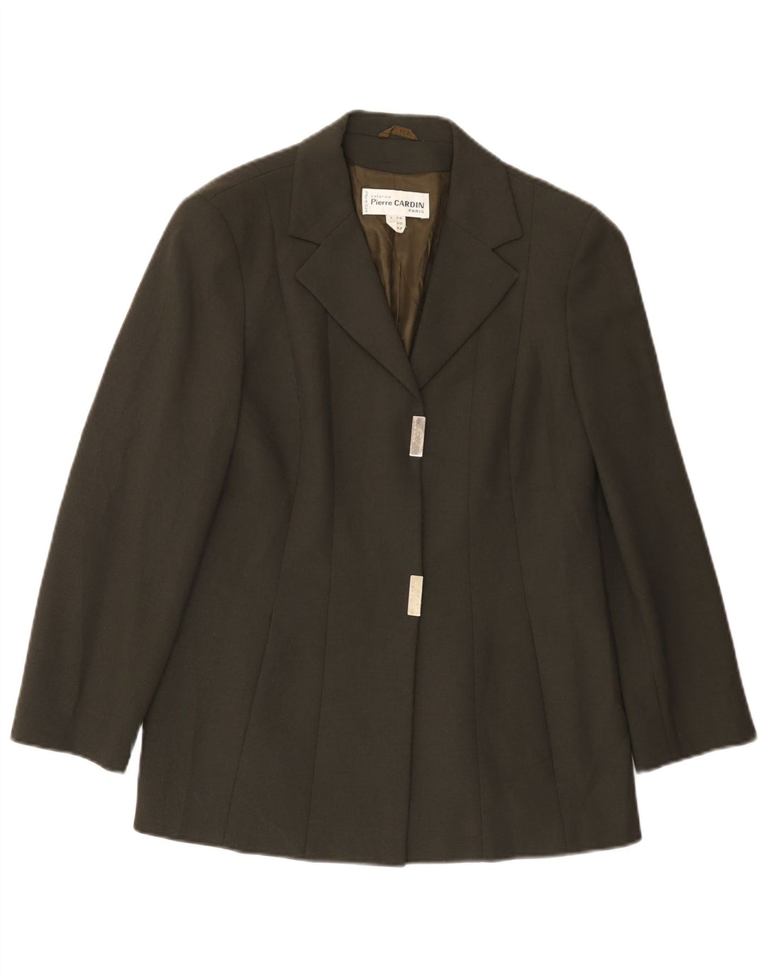 Chaqueta blazer para mujer Pierre Cardin IT 44 Lana verde medio