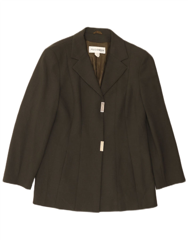 Chaqueta blazer para mujer Pierre Cardin IT 44 Lana verde medio