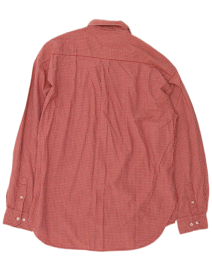 Kappa Camisa Hombre XL Cuadros Rojos Algodón