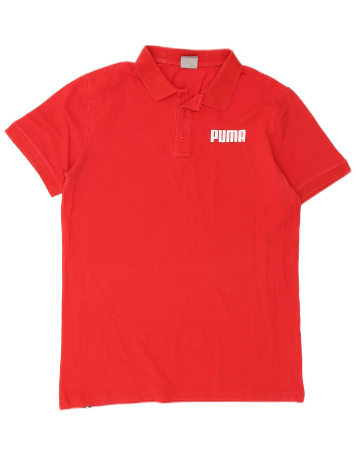 Polo Puma Hombre Algodón Rojo Medio