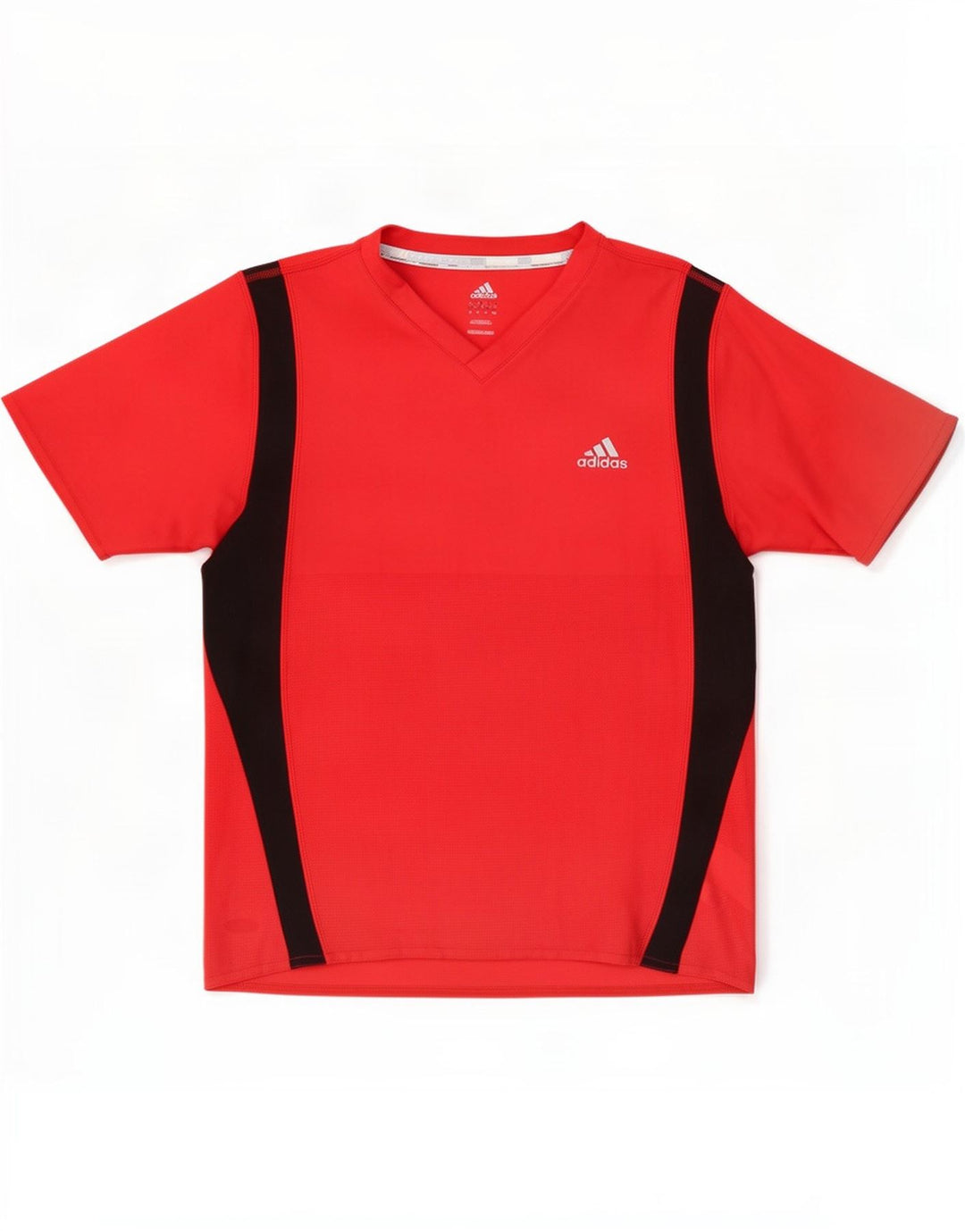 Adidas Hombre Camiseta Top Medium Rojo Colorblock Poliéster
