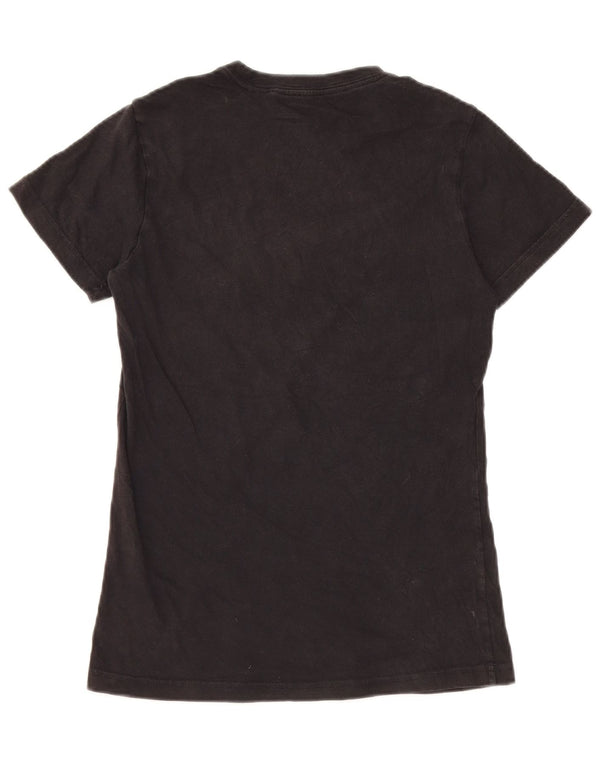 ADIDAS Camiseta gráfica para mujer Top UK 4/6 XS Negro
