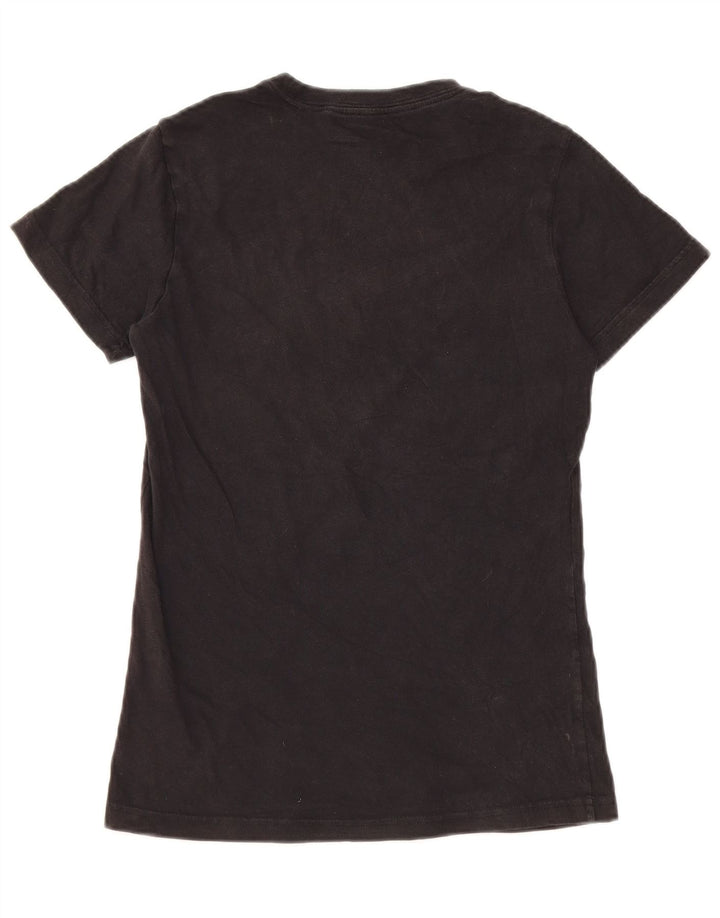 ADIDAS Camiseta gráfica para mujer Top UK 4/6 XS Negro