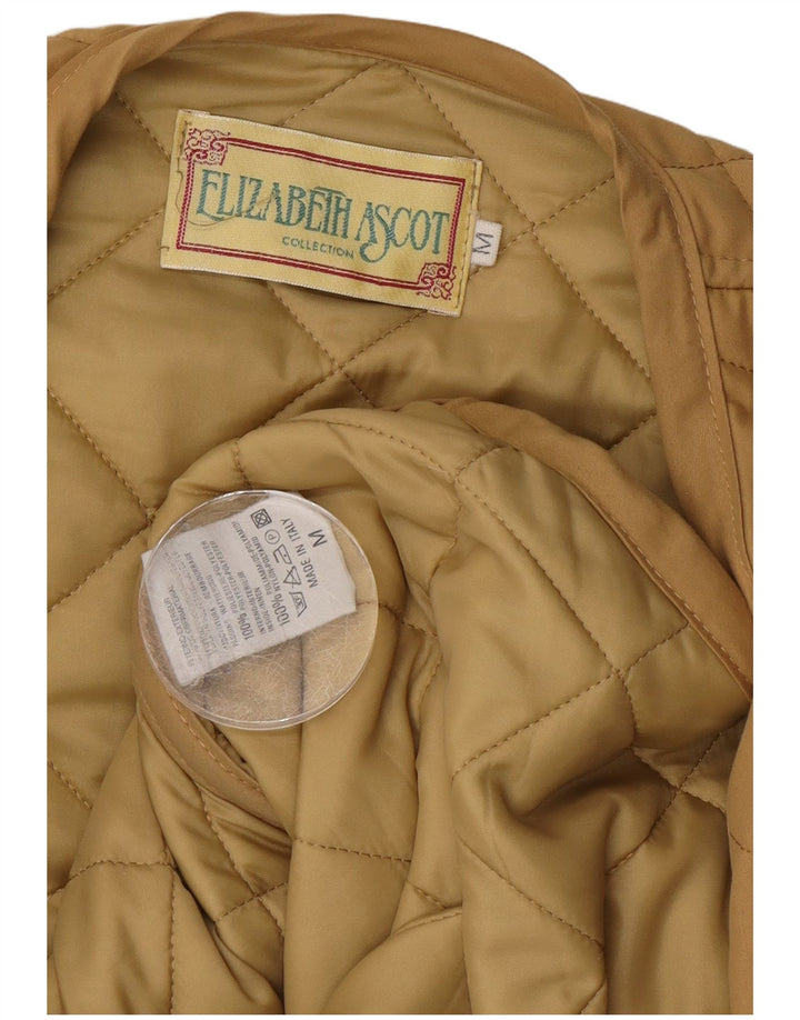 Elizabeth Ascot Chaleco acolchado para mujer UK 44 Poliéster beige medio