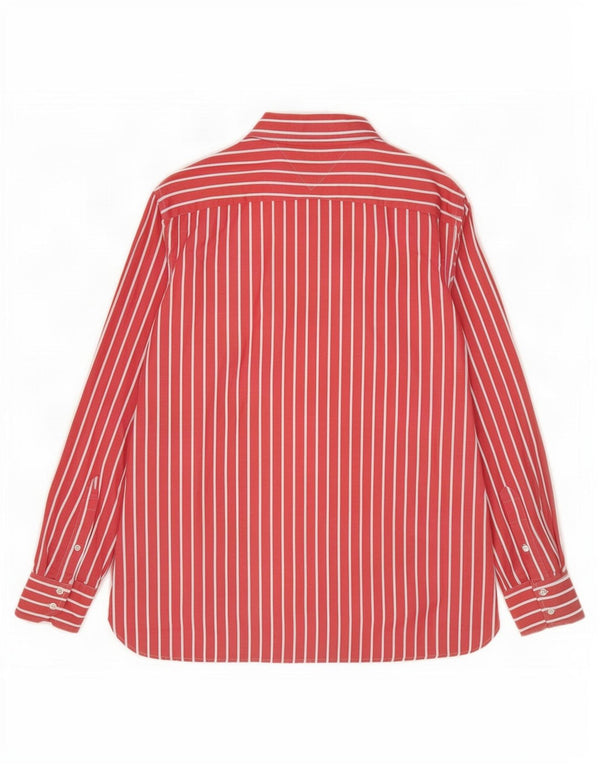 Camisa Tommy Hilfiger Hombre XL Algodón Rayas Rojas