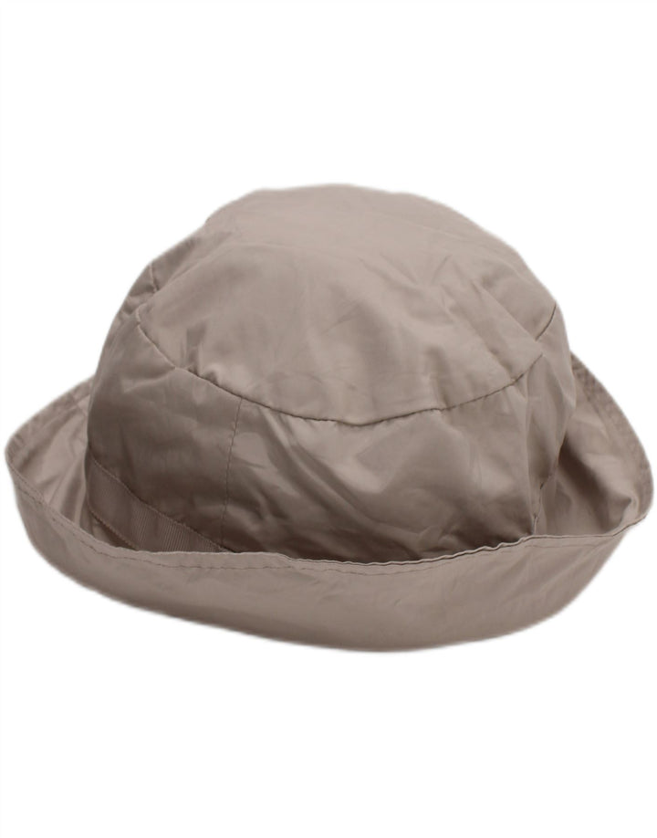 Vintage hombres sombrero de cubo XL gris clásico