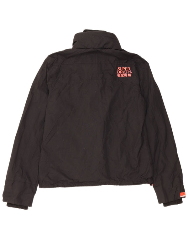 Superdry Chaqueta Cortavientos The Windcheater para Mujer UK 46 Large Nylon Negro