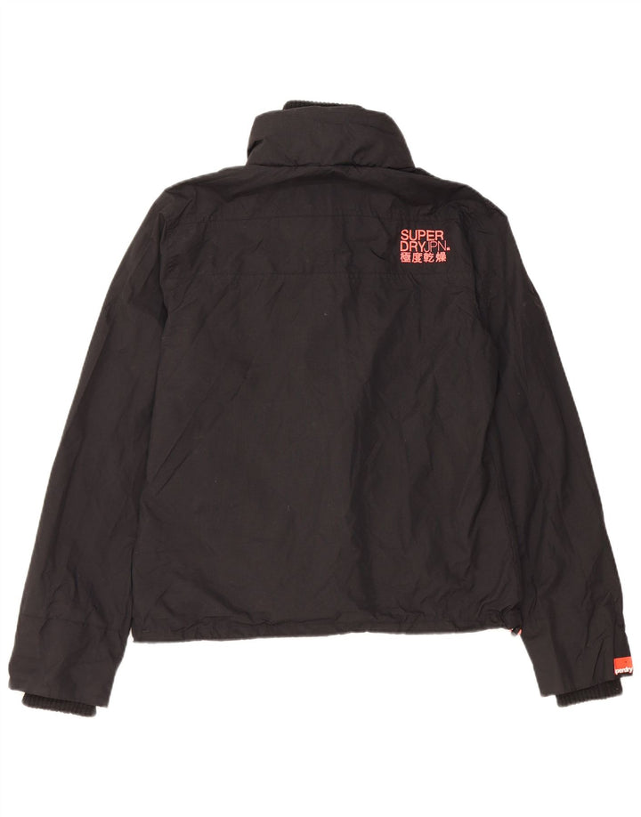 Superdry Chaqueta Cortavientos The Windcheater para Mujer UK 46 Large Nylon Negro
